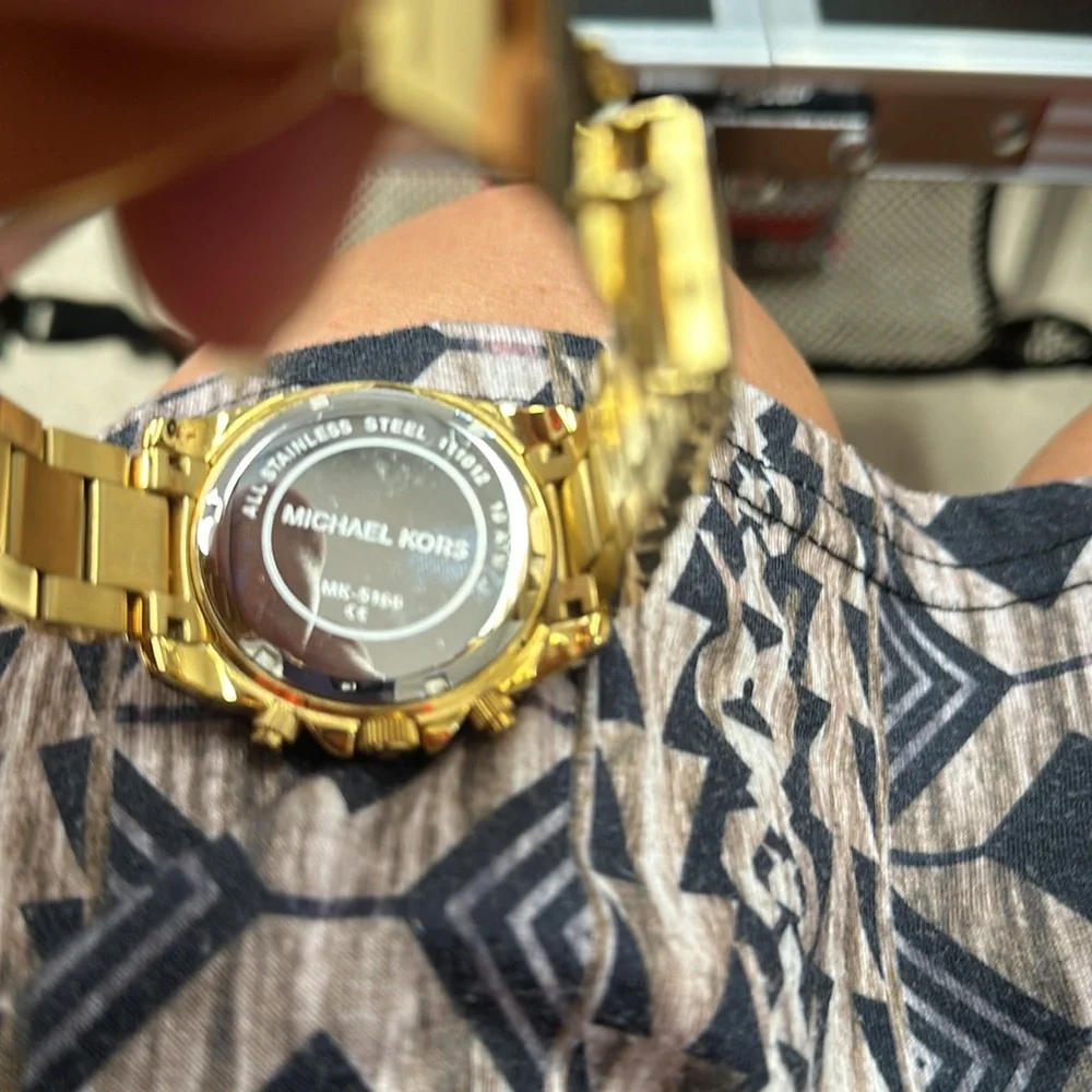 Michael Kors watch with crystals